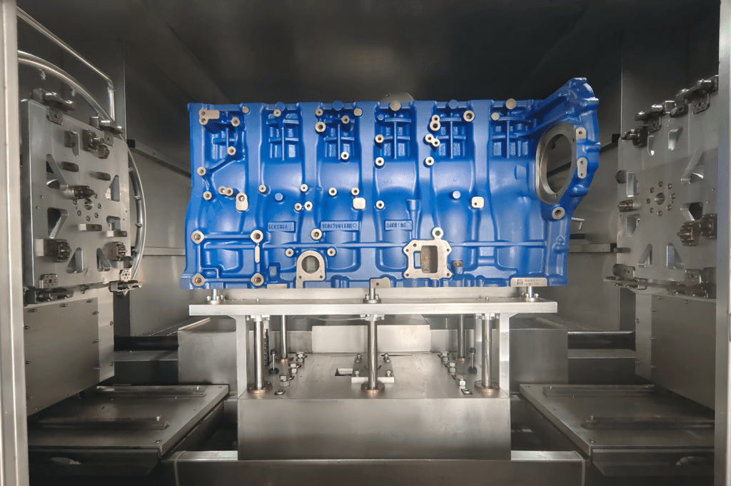 Engine Cylinder Block & Head Robotic Cleaning Machine