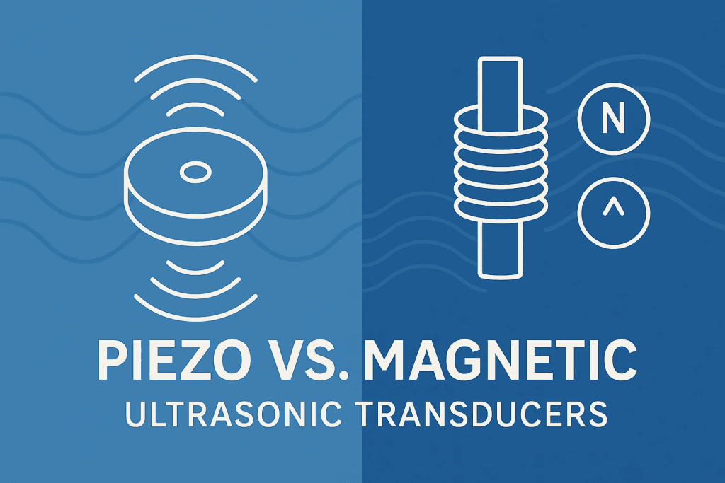 Differences Between Magnetostrictive and Piezoelectric Ultrasonic Transducers