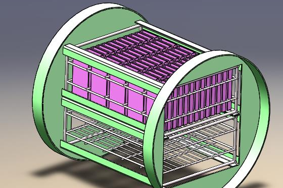 Multi-tank hydrocarbon circular cleaning basket